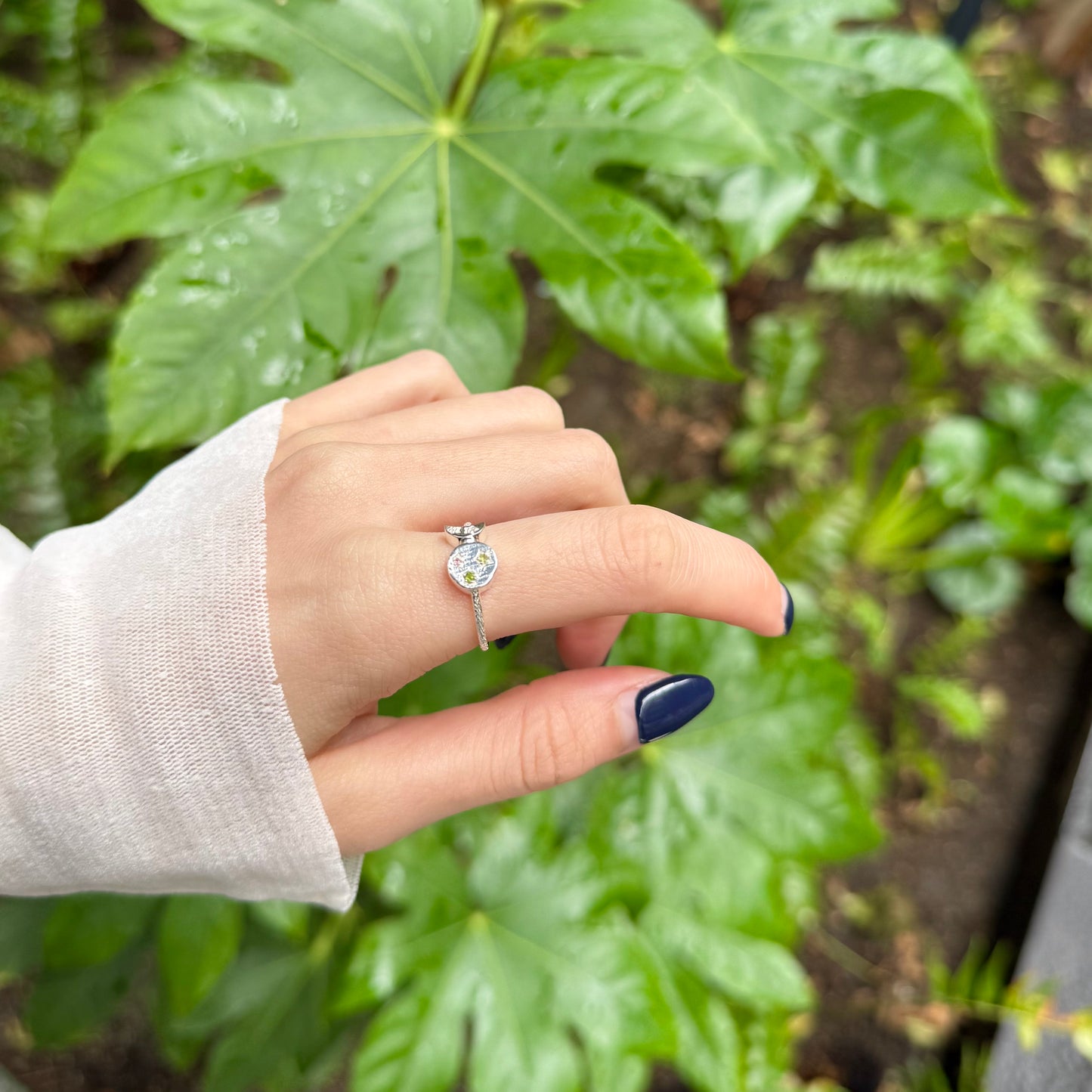 Moon design ring 8