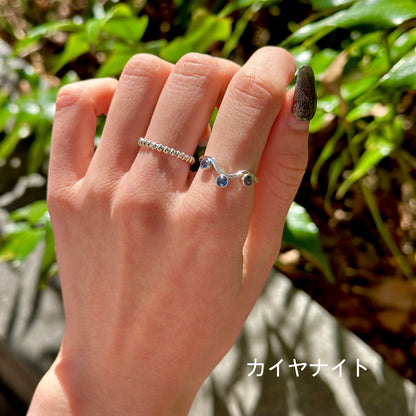 Silver925 3stone ring 2