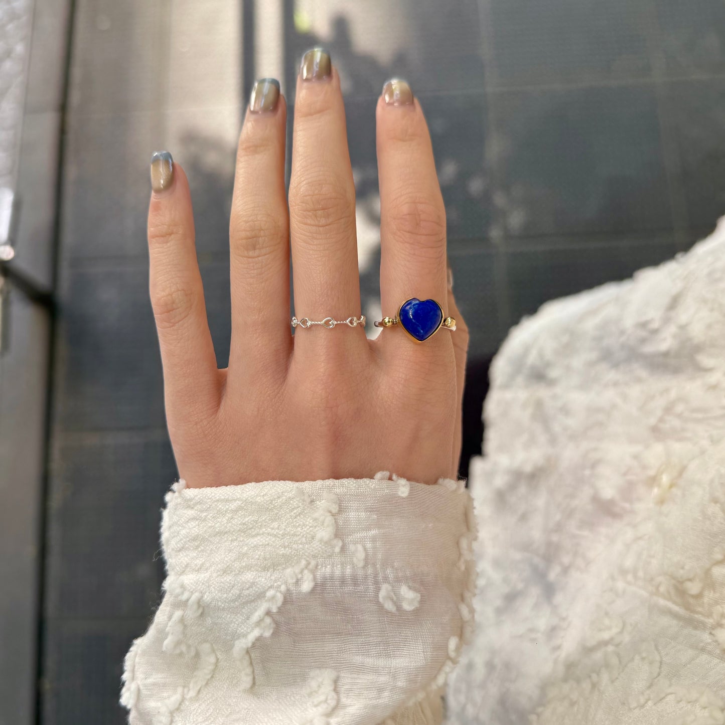 Heart plain ring 69