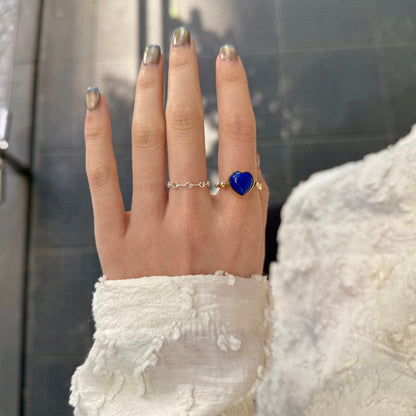 Heart plain ring 69