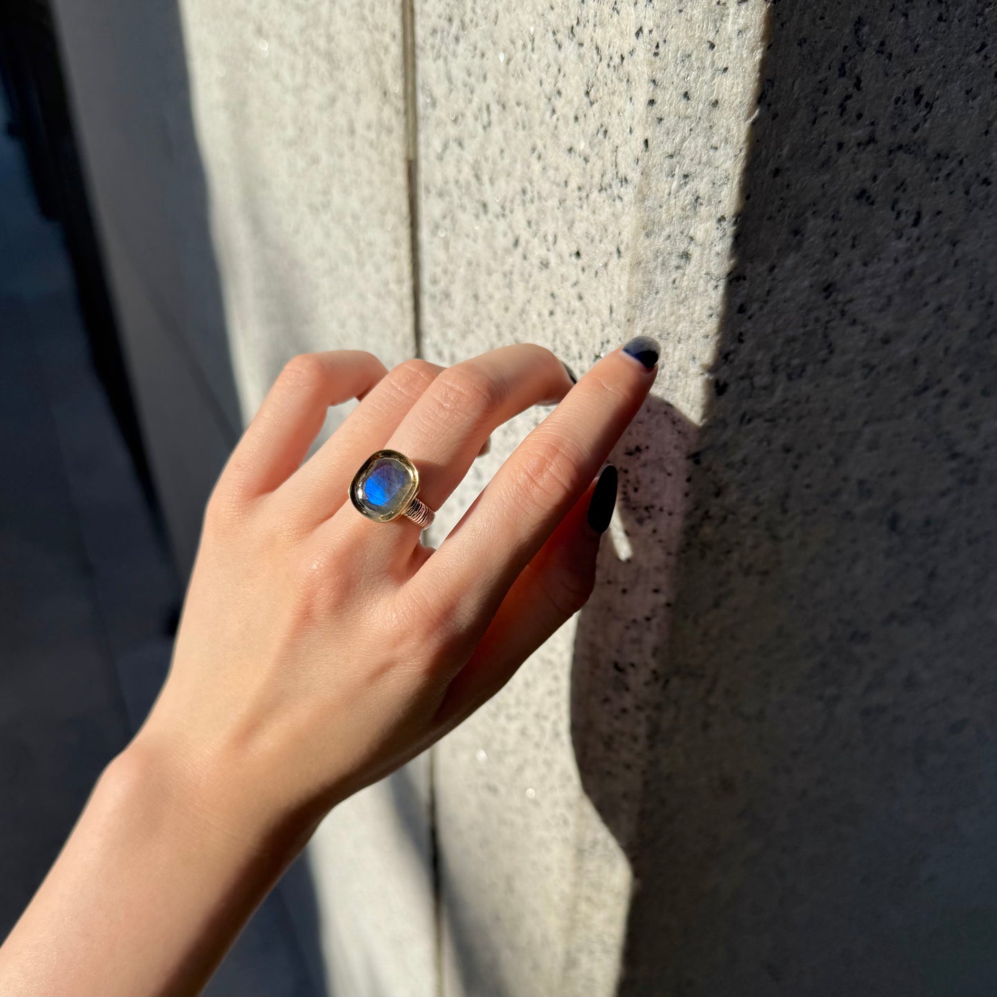 Silver925×Brass design ring 10