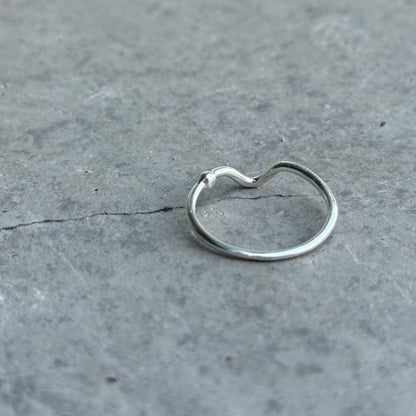 Silver925 plain ring 22