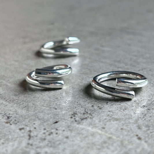 Silver925 plain ring 43