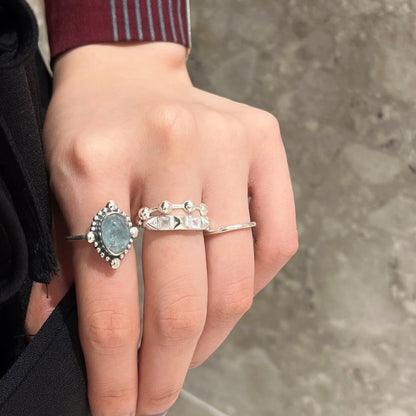 Silver925 plain ring 106