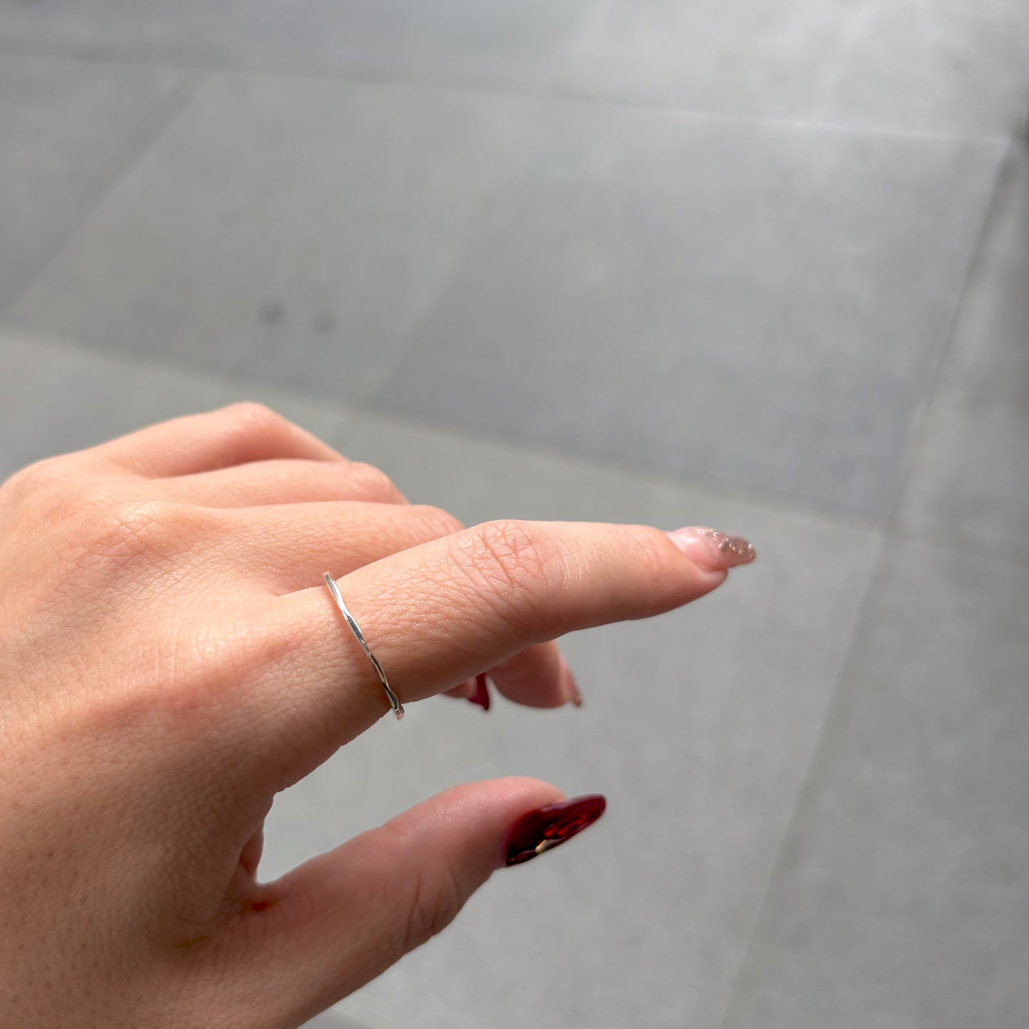 Silver925 plain ring 92