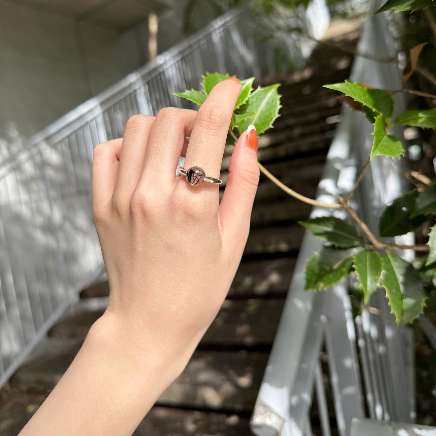 Silver925 1stone ring 1