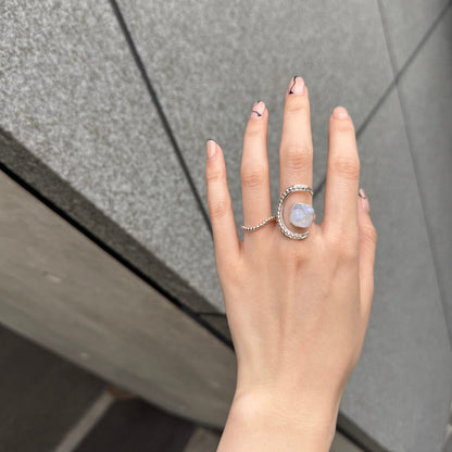 Moon design ring 9
