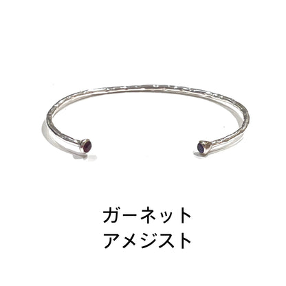 Silver925 2stone bangle