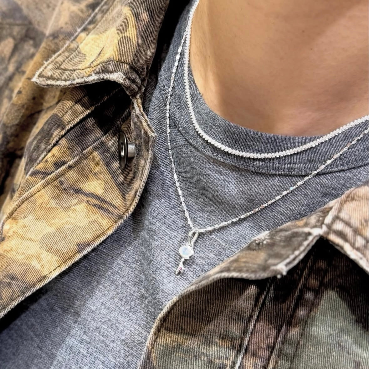 Silver925 chain necklace 49