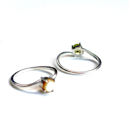 Silver925 1stone ring 1