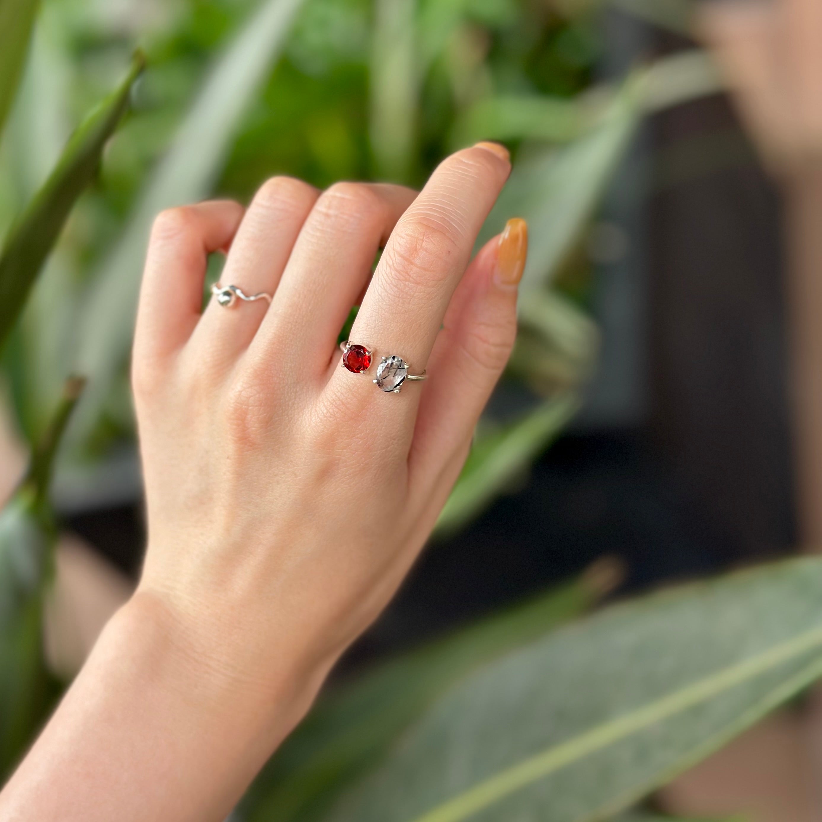 Silver925 2stone ring 16 – Biju mam