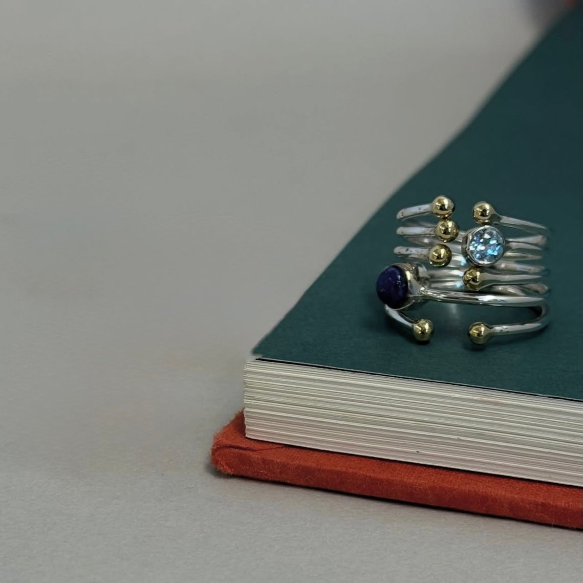 Silver925×Brass design ring 14