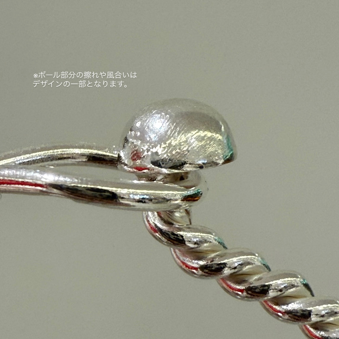 Silver925 plain bangle 3