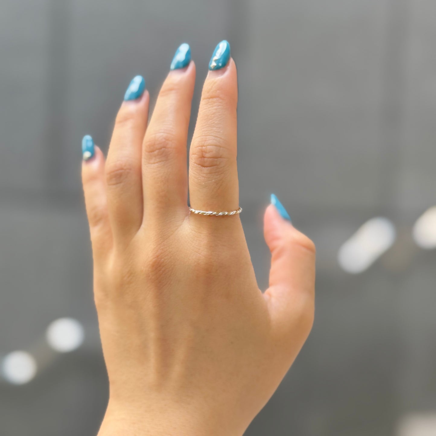 Silver925×Brass plain ring 7