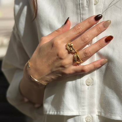 Brass plain ring 25