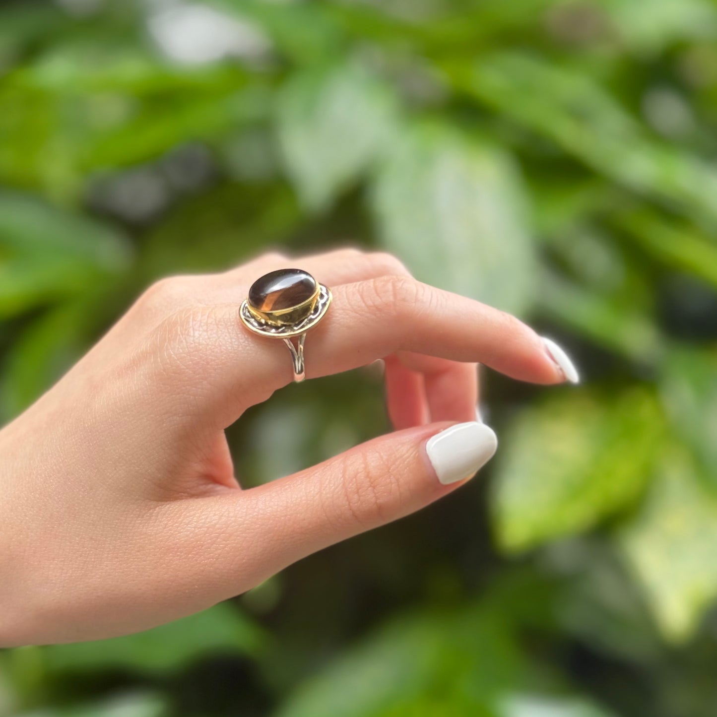 Silver925×Brass design ring 17