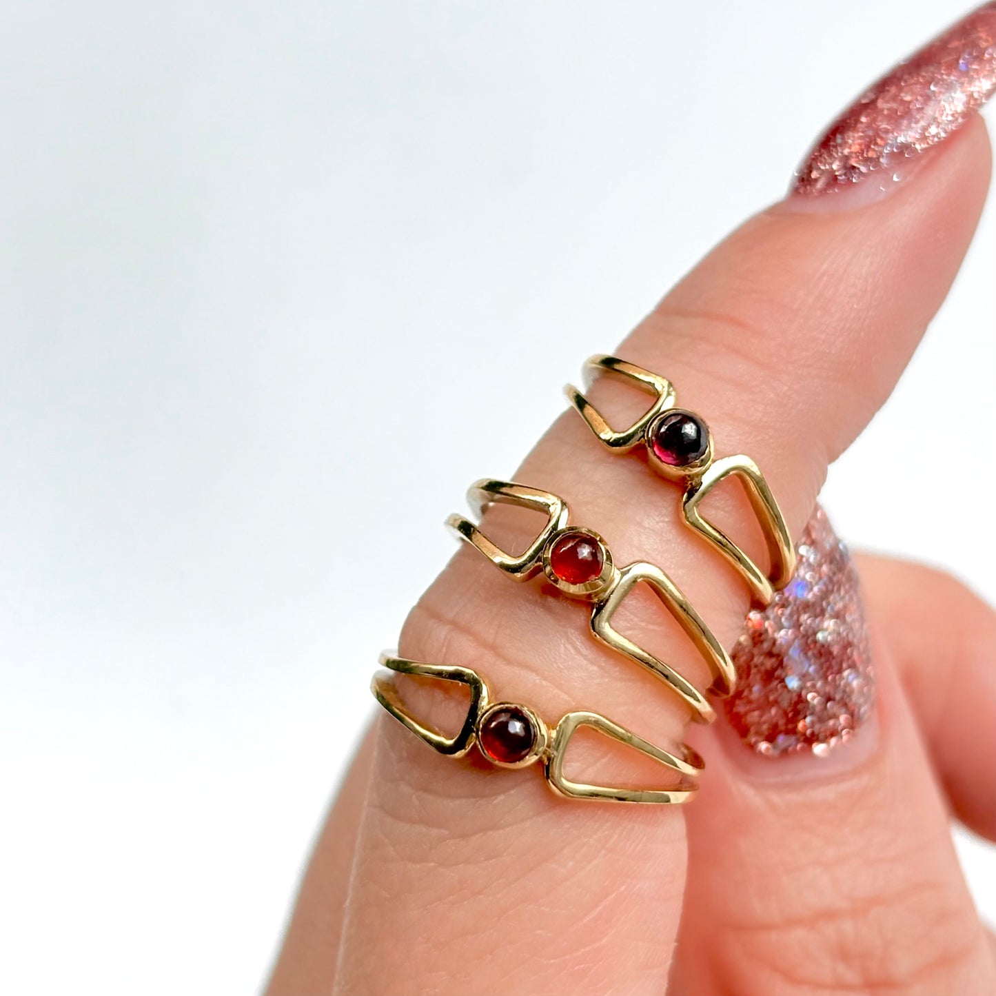 Brass design ring 6