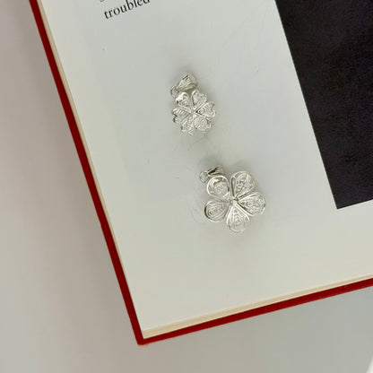 Filigree flower charm
