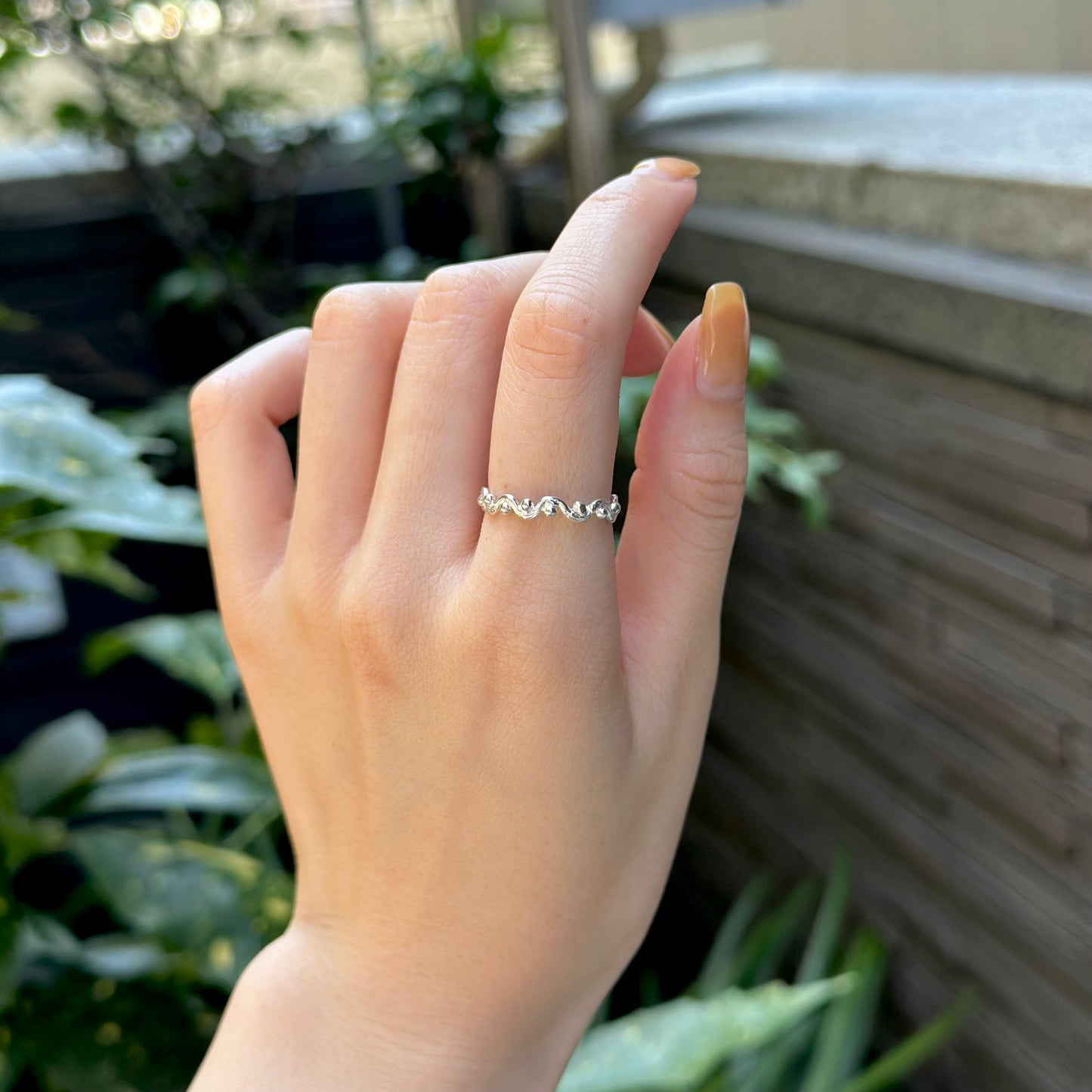 Silver925 plain ring 64