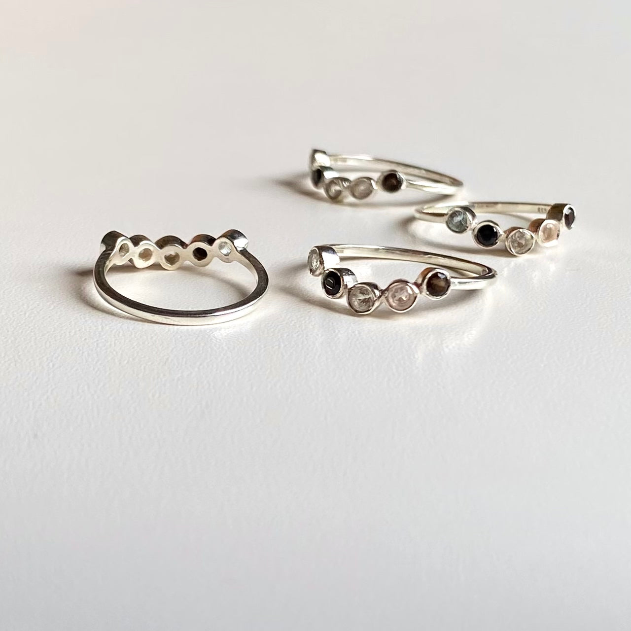 Silver925 5stone ring