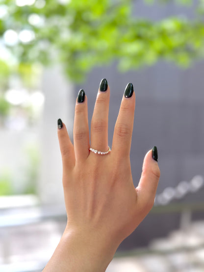 Silver925 plain ring 17