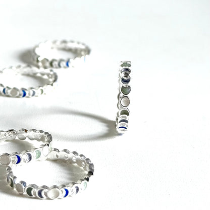 【オンライン先行】Moon enamel ring 1