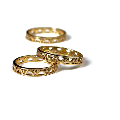 Brass plain ring 38