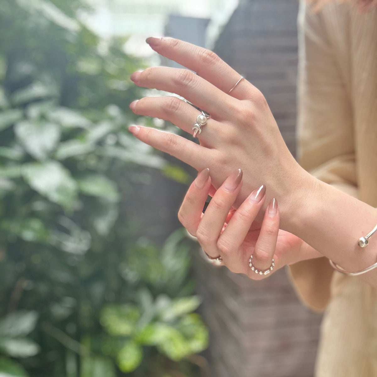 Pearl design ring 7
