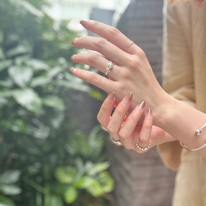 Pearl design ring 7