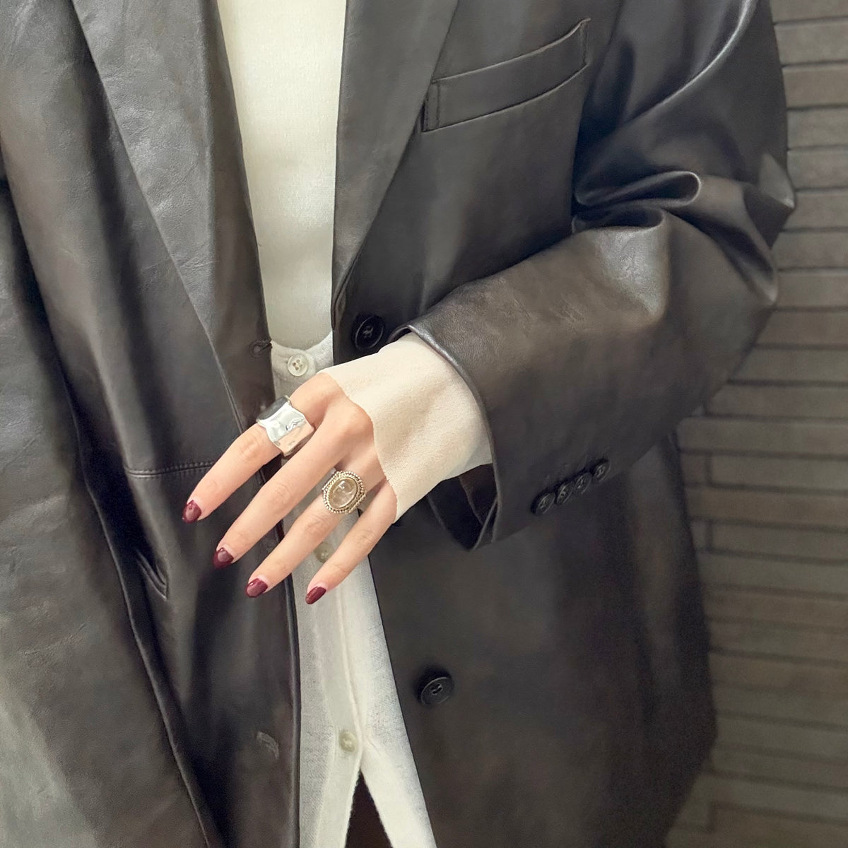 〈渋谷限定〉Silver925 plain ring 2