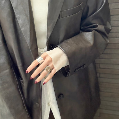 〈渋谷限定〉Silver925 plain ring 2