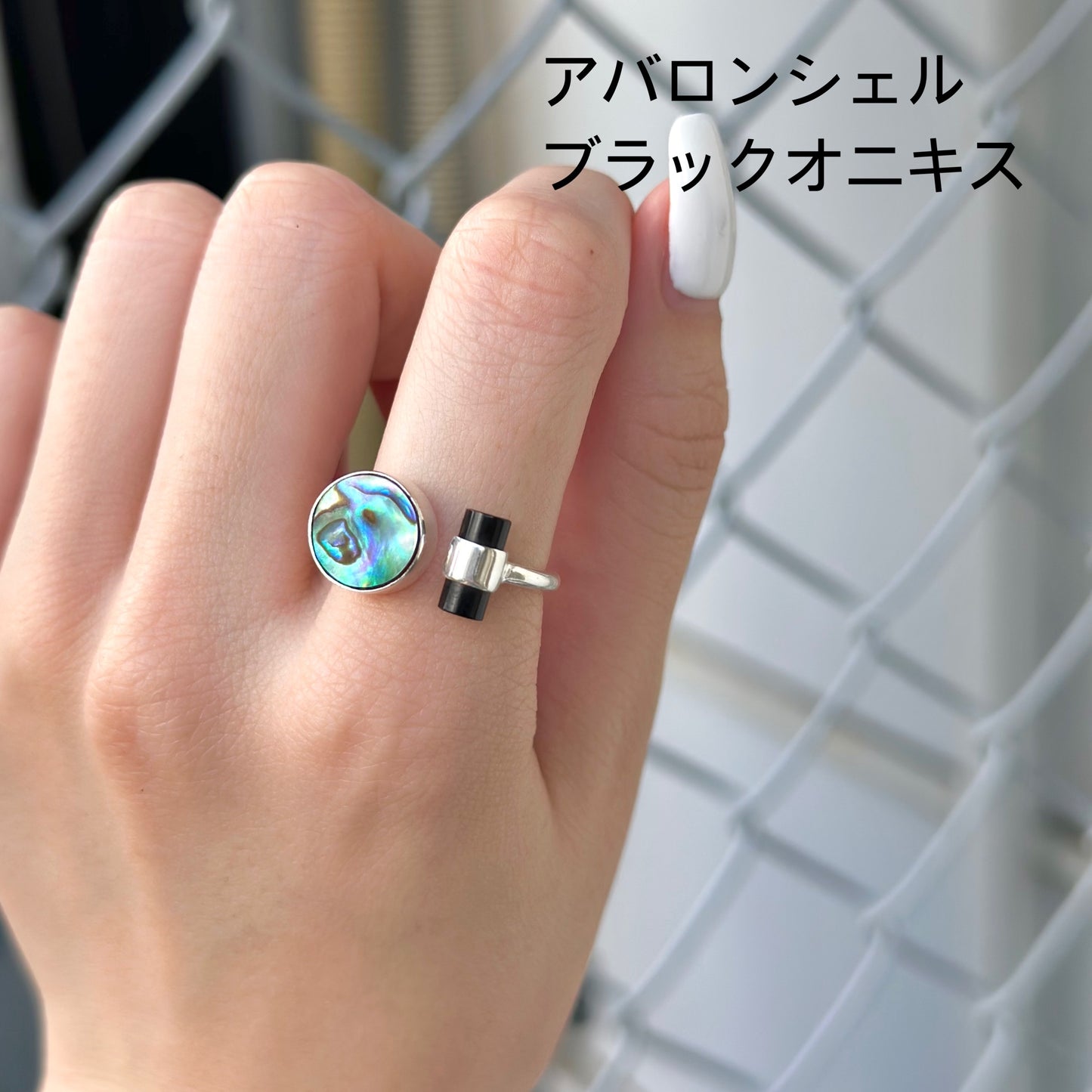 Silver925 2stone ring 6
