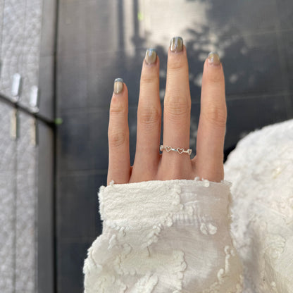 Heart plain ring 70