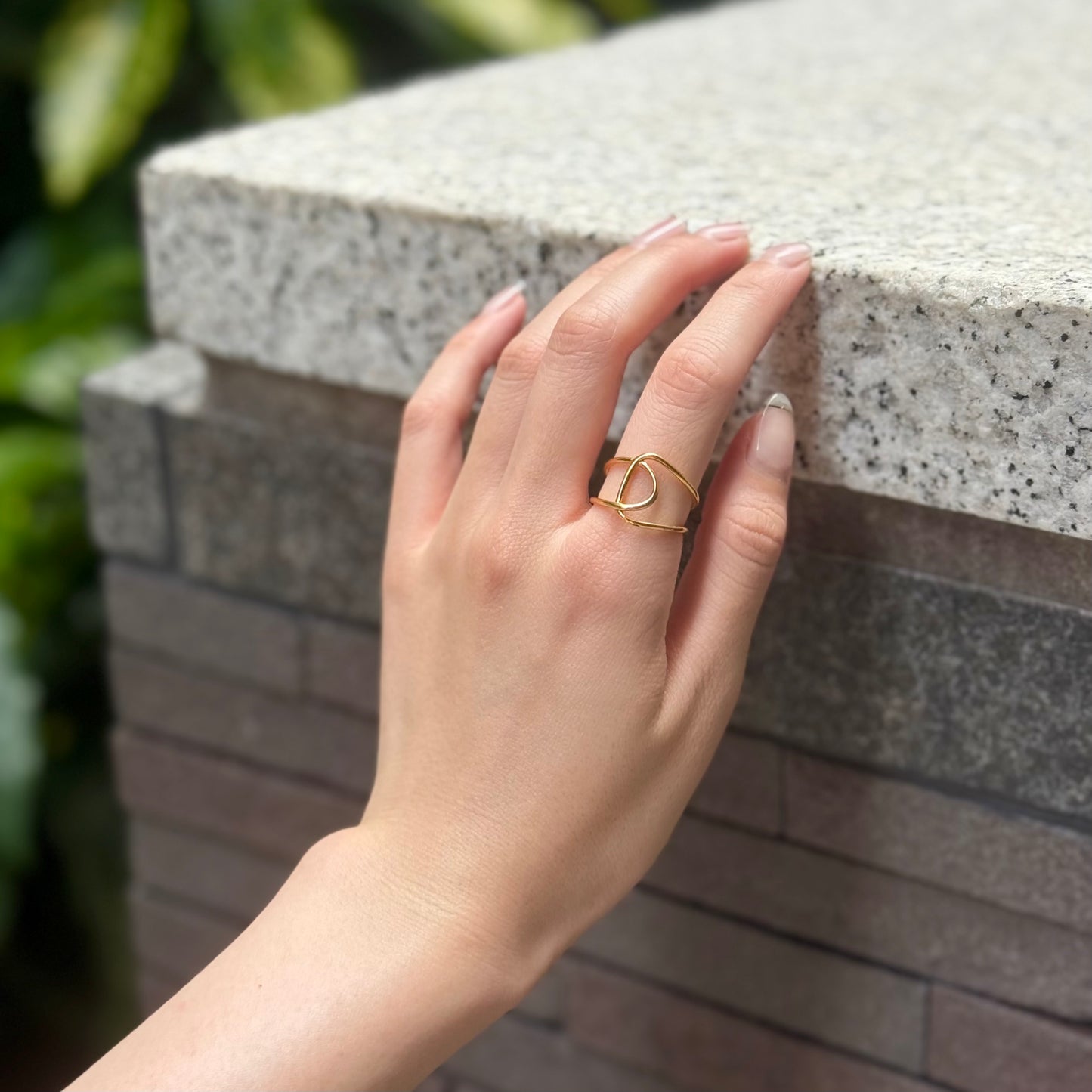 Brass plain ring 22
