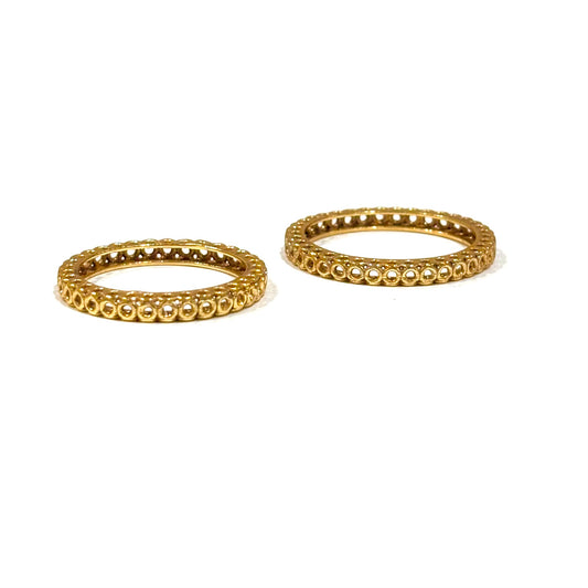 Brass plain ring 49
