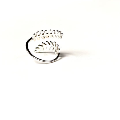 Leaf plain ring