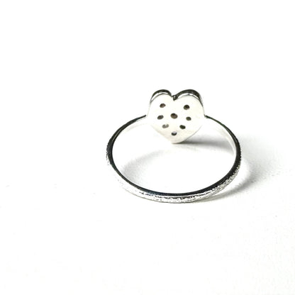 Heart design ring 6