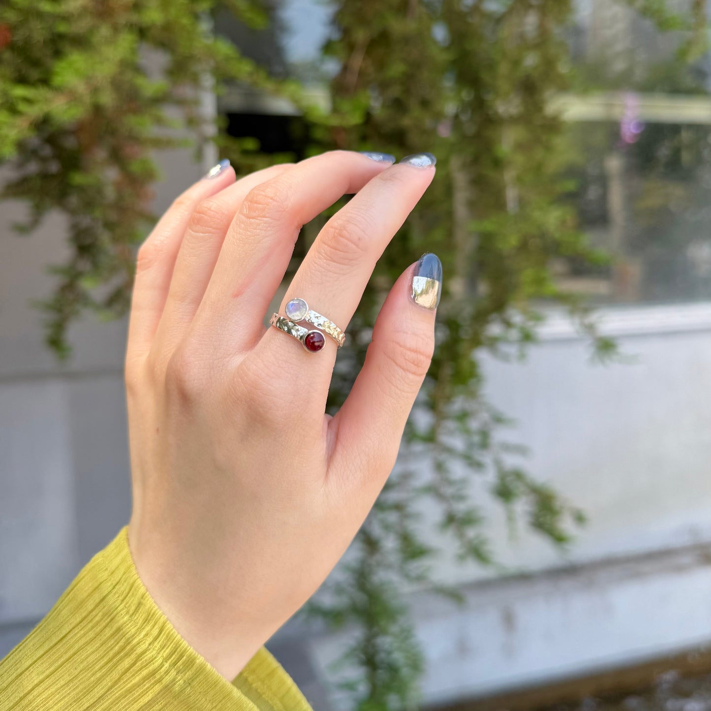 Heart 2stone ring 29