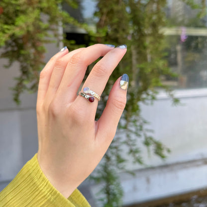 Heart 2stone ring 29