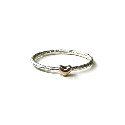 Heart plain ring 37