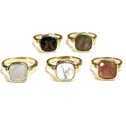 Brass square ring