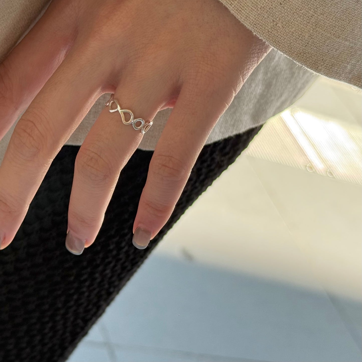 Silver925 plain ring 12