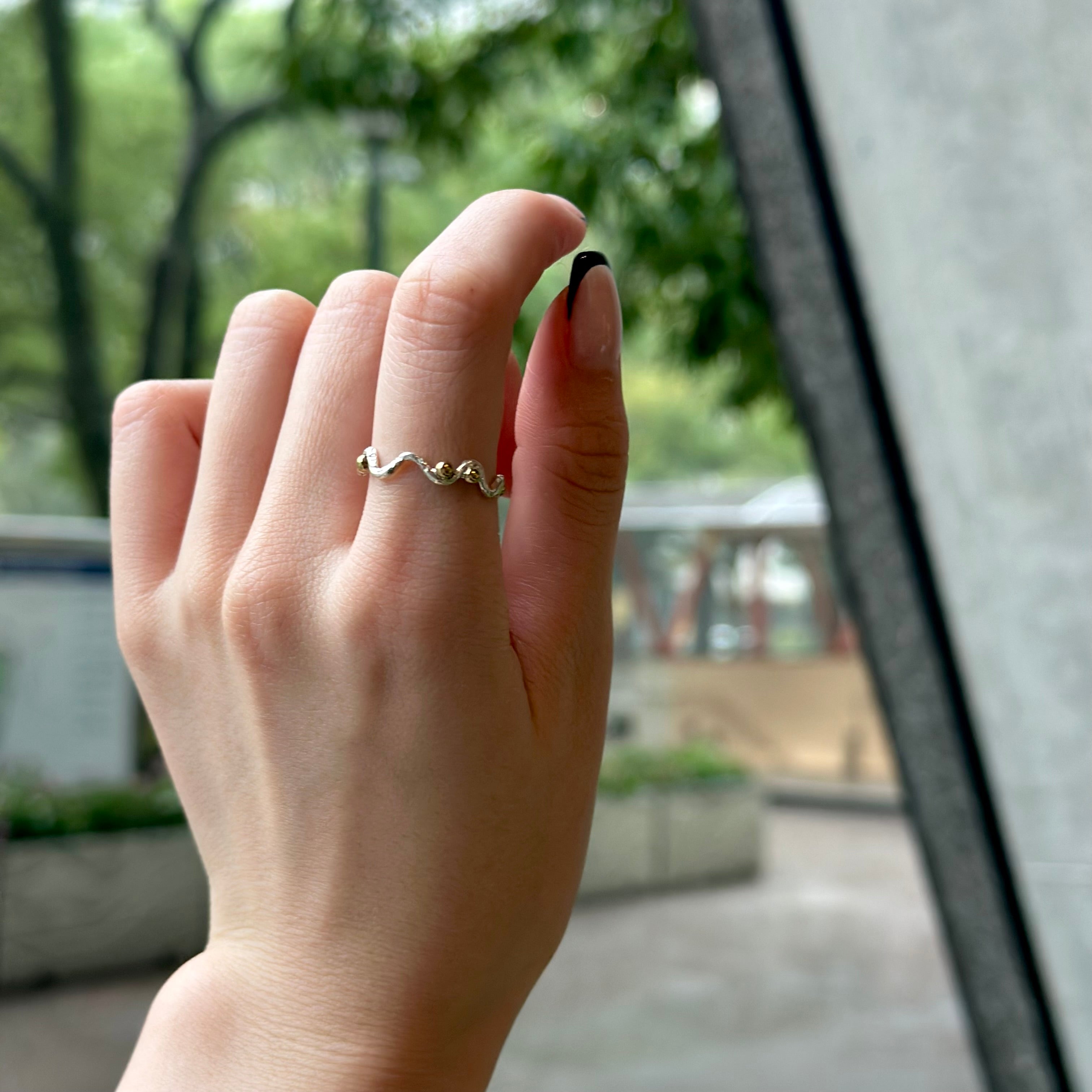 Silver925×Brass plain ring 22 – Biju mam