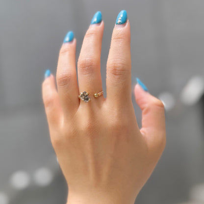 Herkimer diamond ring 11