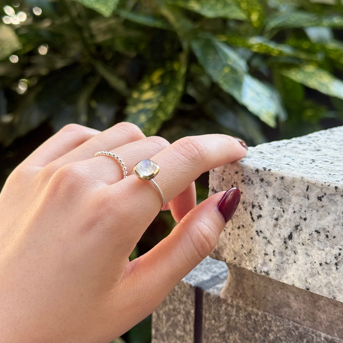 Silver925×Brass design ring 24
