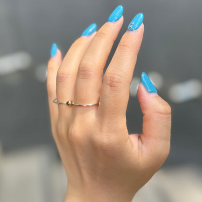 Silver925×Brass 2finger ring
