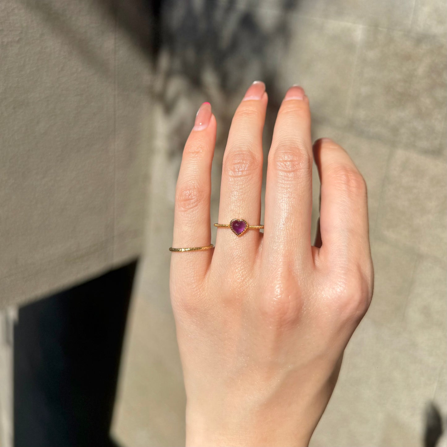 Brass Heart ring 1