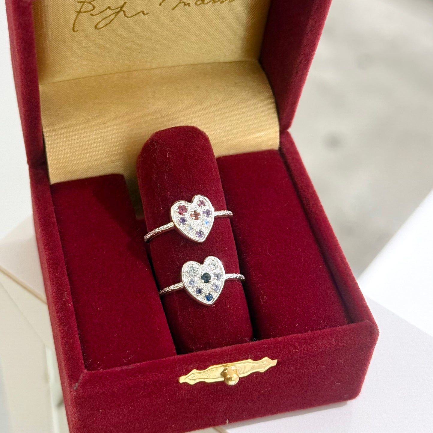 Heart design ring 6