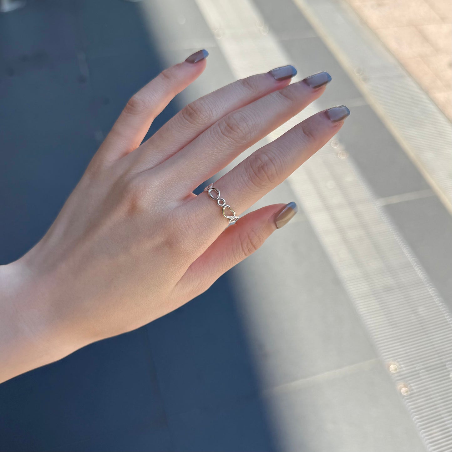 Silver925 plain ring 12