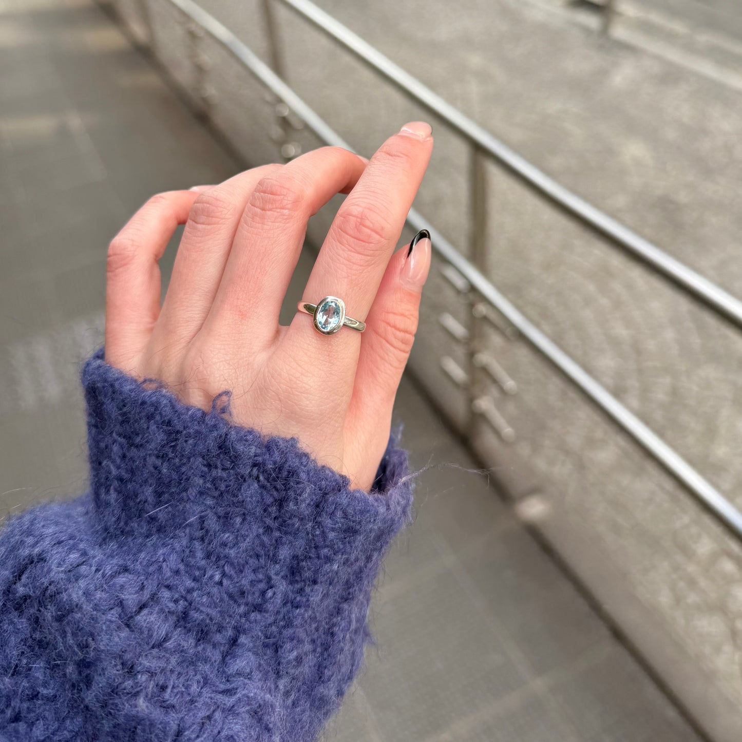 Silver925 1stone ring 4